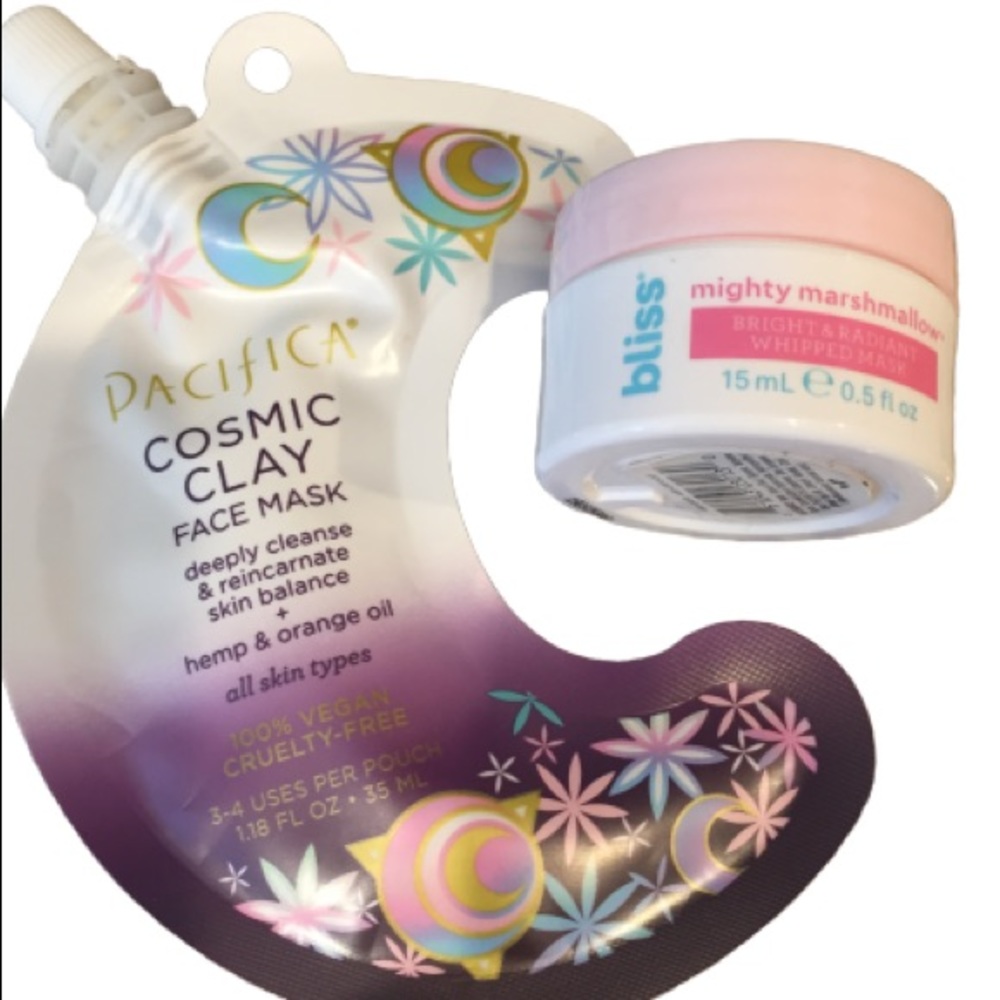 Cosmic clay and Mighty Marshmallow face set of 2